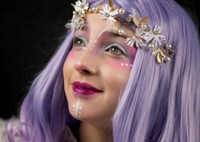 Magical photos of young teens having had a fantasy teen make-up makeover